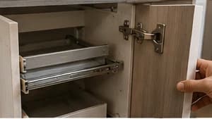جزئیات کابینت، صفحه کار و یراق‌آلات آشپزخانه